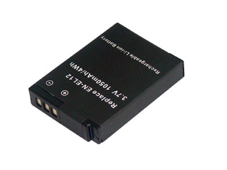 verenigbaar voor NIKON EN-EL12 Digitale camera Accu