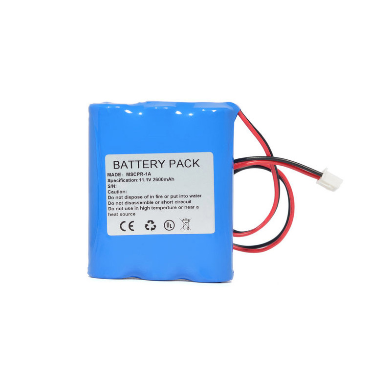 verenigbaar voor Medsonic MSCPR-1B Batterij van apparatuur