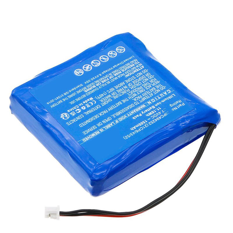 verenigbaar voor Medcaptain 18650-2S1P Batterij van apparatuur
