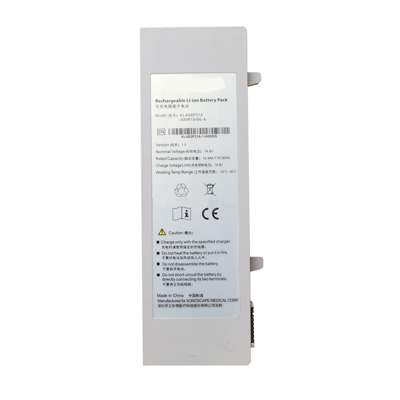 verenigbaar voor SONOSCAPE E3 Batterij van apparatuur