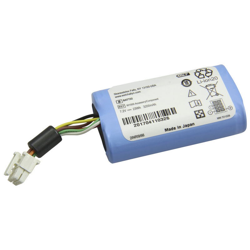 verenigbaar voor Welch Allyn BATT-22 Batterij van apparatuur