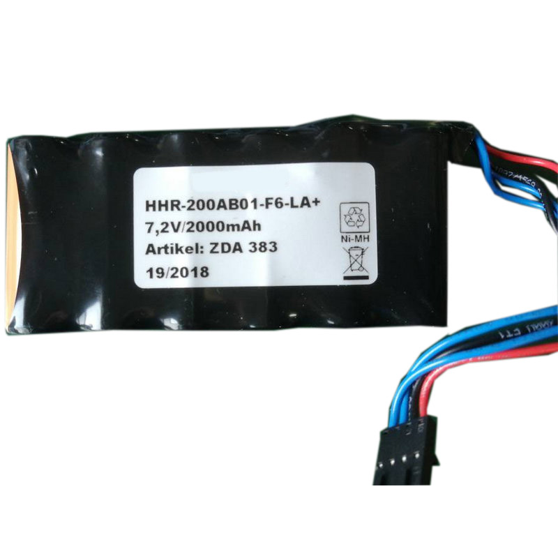 verenigbaar voor Sondragon HHR-200AB01-F6-LA  flue gas analyzer Batterij van apparatuur