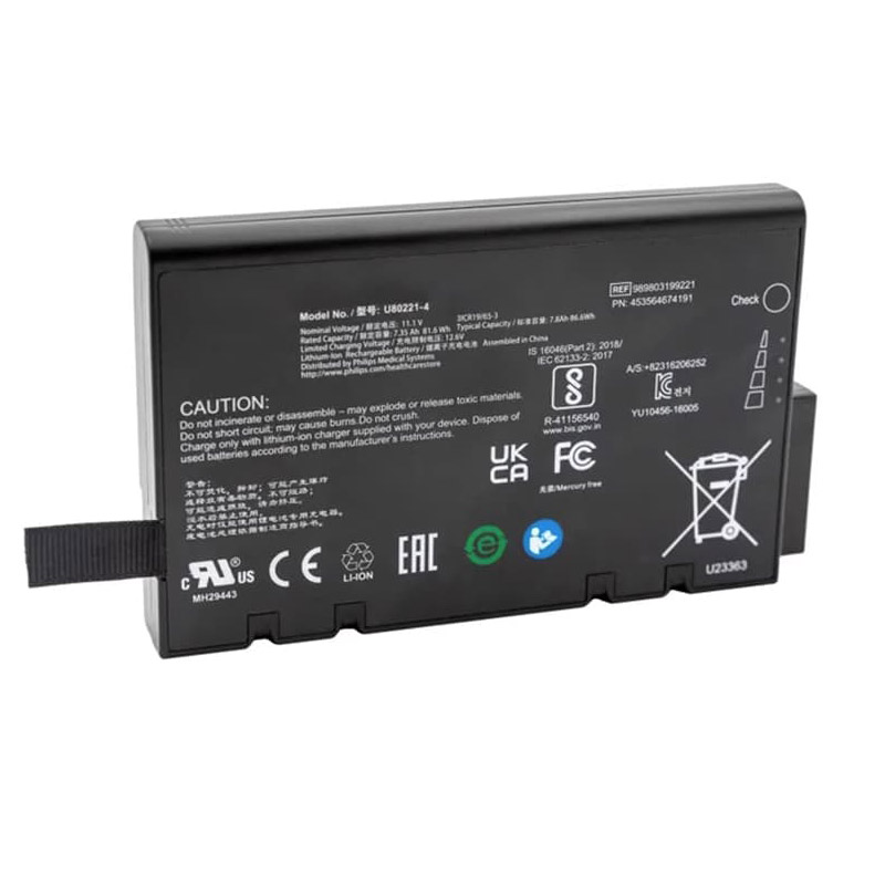 verenigbaar voor Philips 989803199221 Batterij van apparatuur