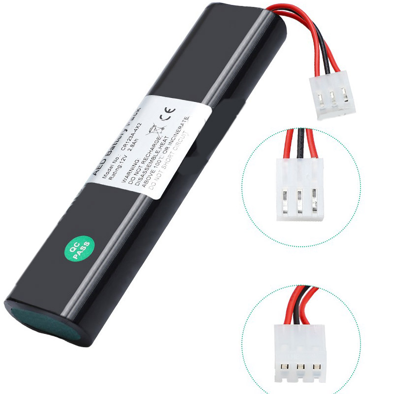 verenigbaar voor MB AED-7000L Batterij van apparatuur