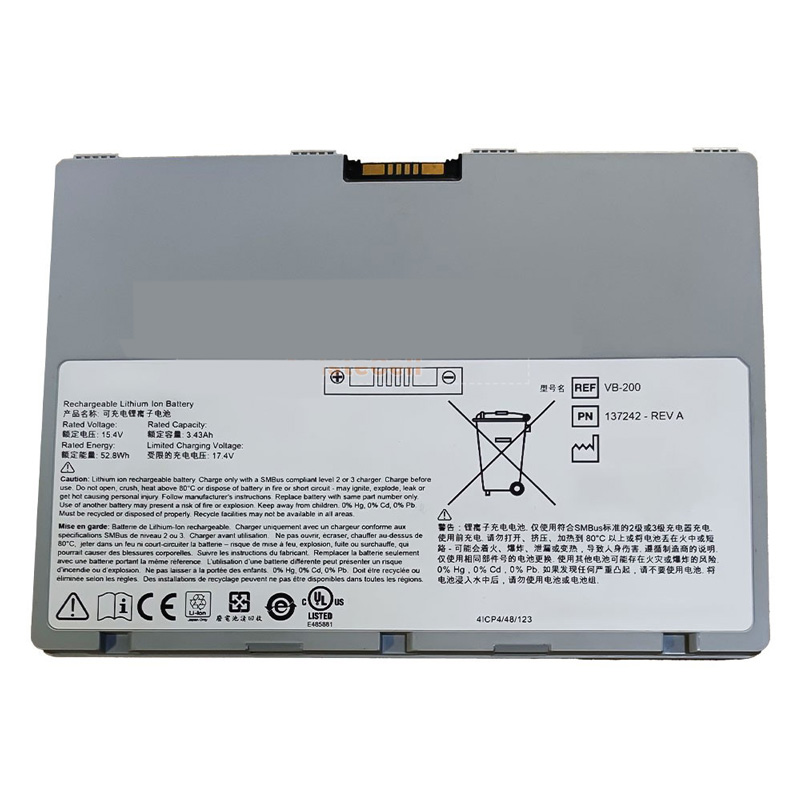 verenigbaar voor Varian VB-200 Batterij van apparatuur