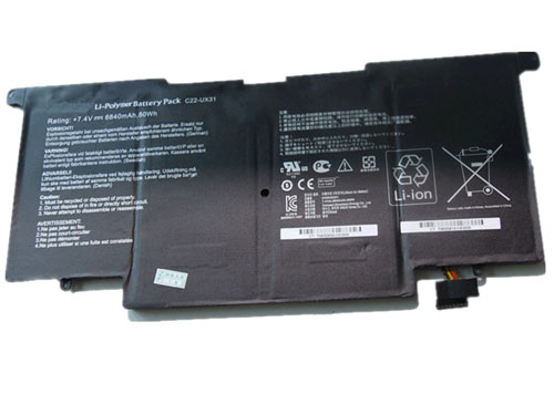 verenigbaar voor ASUS UX31 Laptop Accu