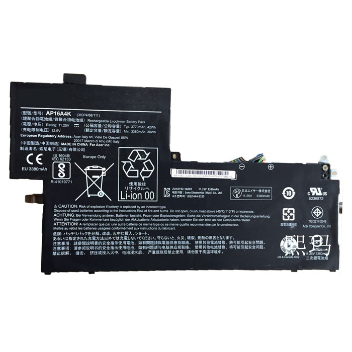 verenigbaar voor acer N16Q9 Laptop Accu