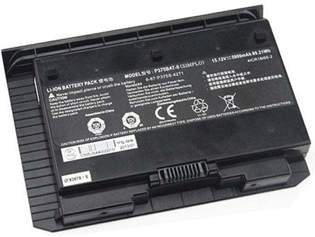 verenigbaar voor CLEVO P375S Laptop Accu
