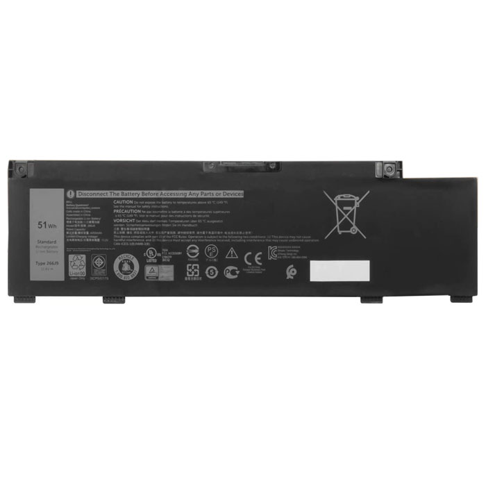 verenigbaar voor Dell 0M4GWP Laptop Accu