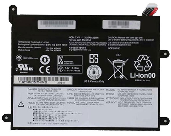 verenigbaar voor LENOVO 42T4985 Laptop Accu