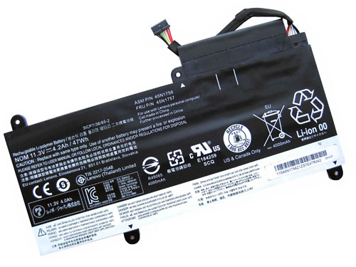 verenigbaar voor LENOVO 45N1753 Laptop Accu