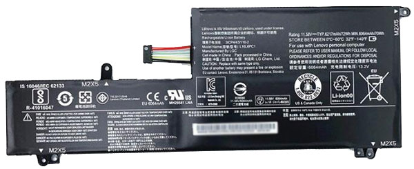 verenigbaar voor LENOVO 5B10M53745 Laptop Accu