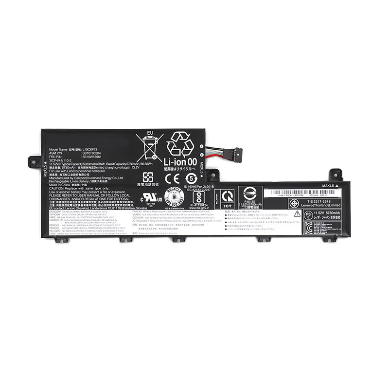 verenigbaar voor LENOVO L19L6P72 Laptop Accu