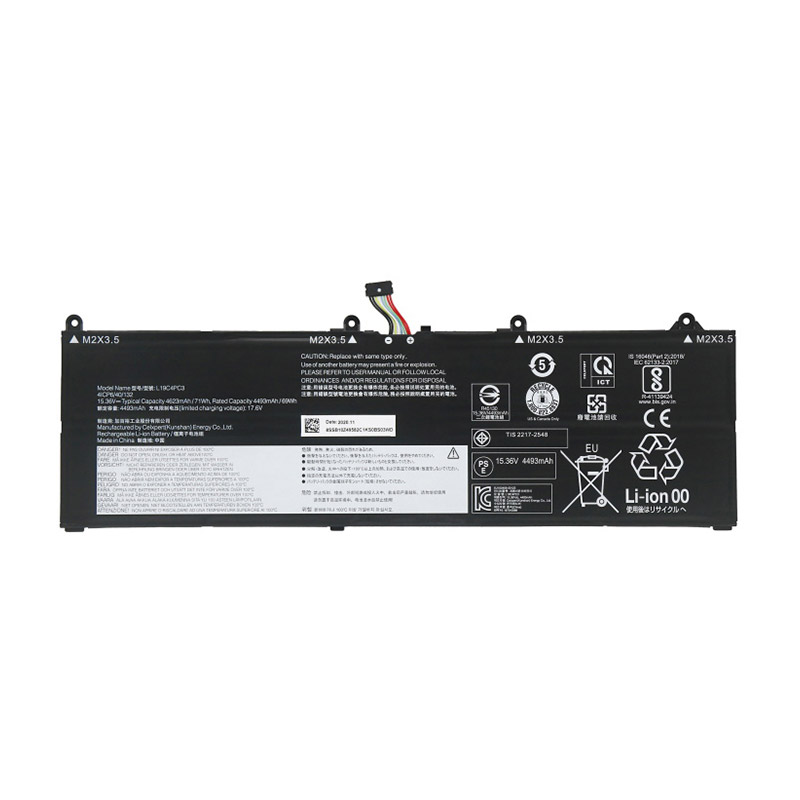 verenigbaar voor LENOVO L19M4PC3 Laptop Accu